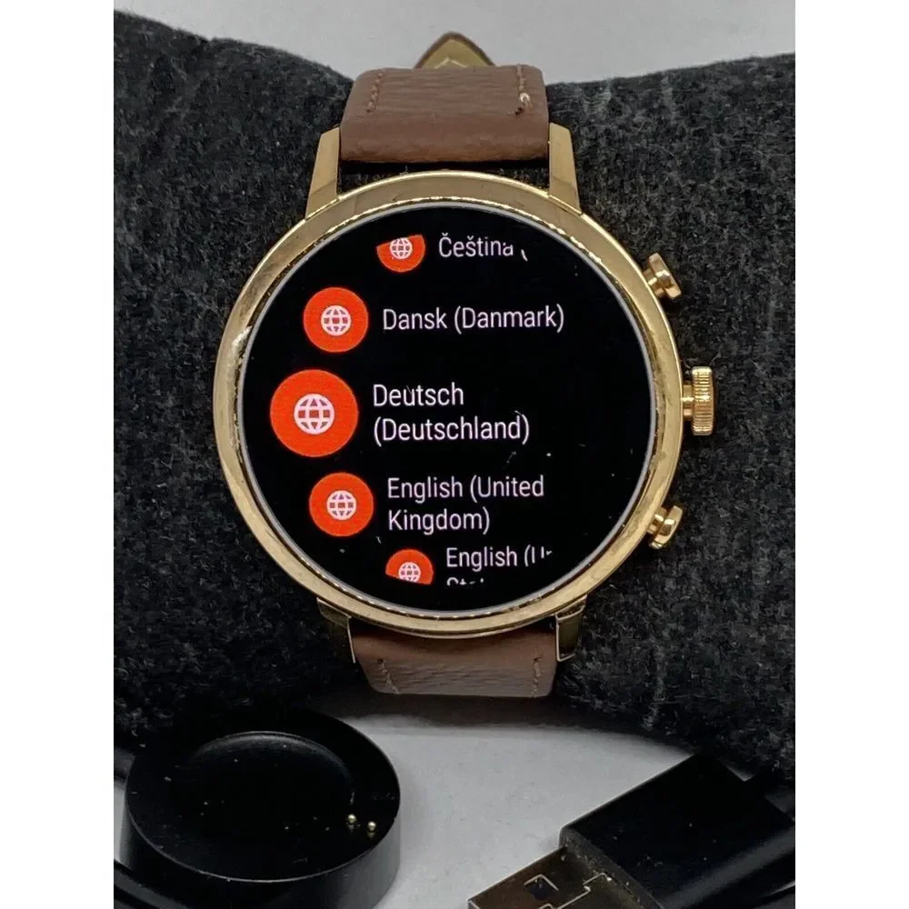 Fossil Gen 4 Authentic Digital Dial Smart Watch Custom Band FTW6018 LT283